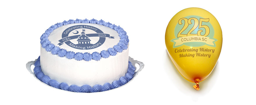 event logo concepts for Columbia, SC's 225th birthday celebration