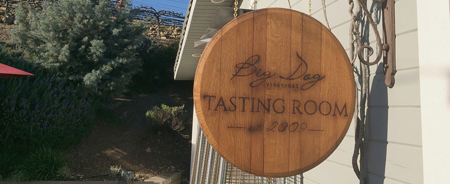 logo for Big Dog Vineyards of Milpitas, CA