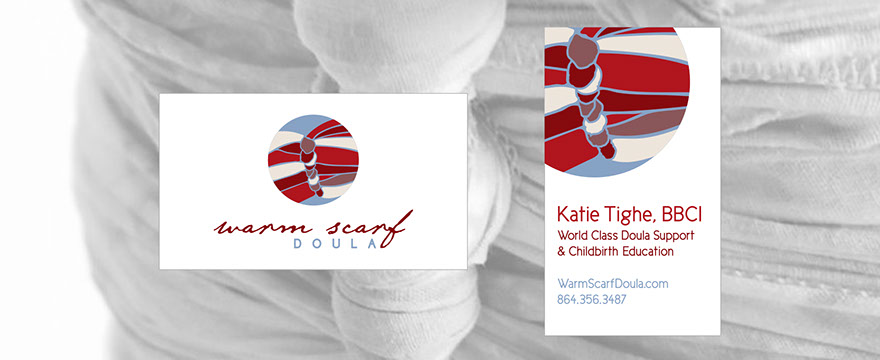 logo for Warm Scarf Doula